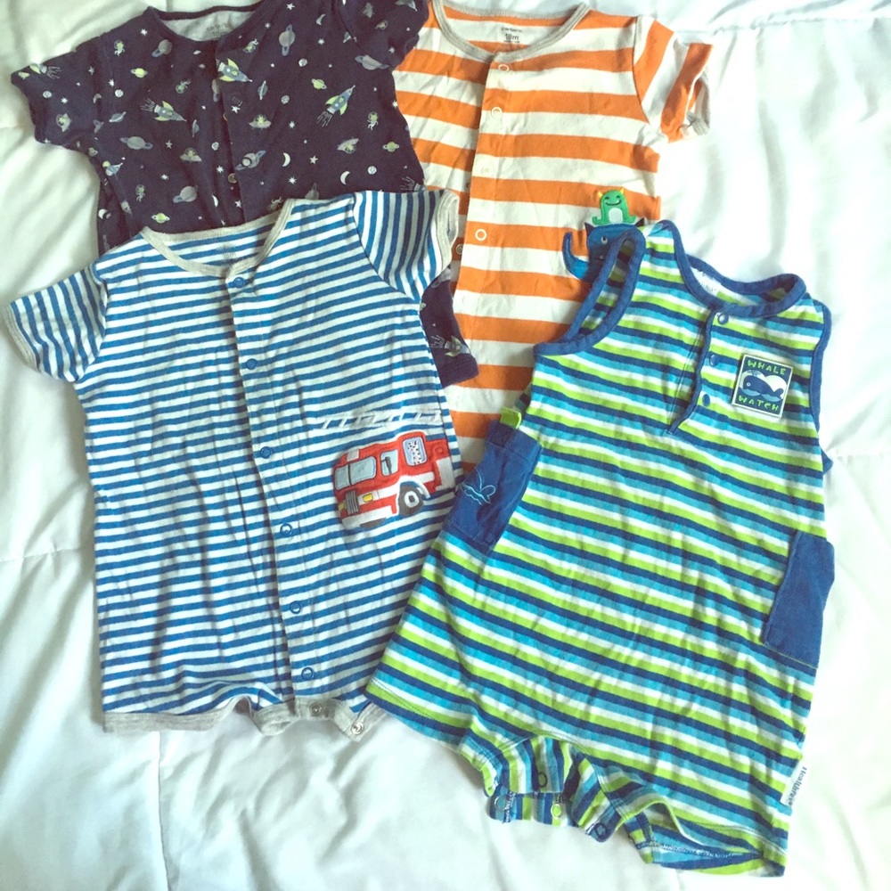 Lot of 4 size 18 month rompers